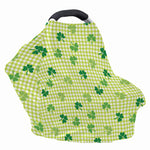 St. Patrick's Day Buffalo Plaid Print Baby Seat Cover