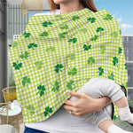 St. Patrick's Day Buffalo Plaid Print Baby Seat Cover