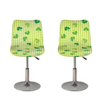St. Patrick's Day Buffalo Plaid Print Bar Stool Covers
