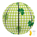St. Patrick's Day Buffalo Plaid Print Basketball