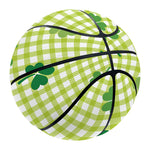 St. Patrick's Day Buffalo Plaid Print Basketball