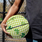 St. Patrick's Day Buffalo Plaid Print Basketball