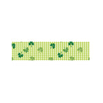 St. Patrick's Day Buffalo Plaid Print Bed Runner