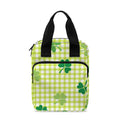 St. Patrick's Day Buffalo Plaid Print Bible Tote Bag