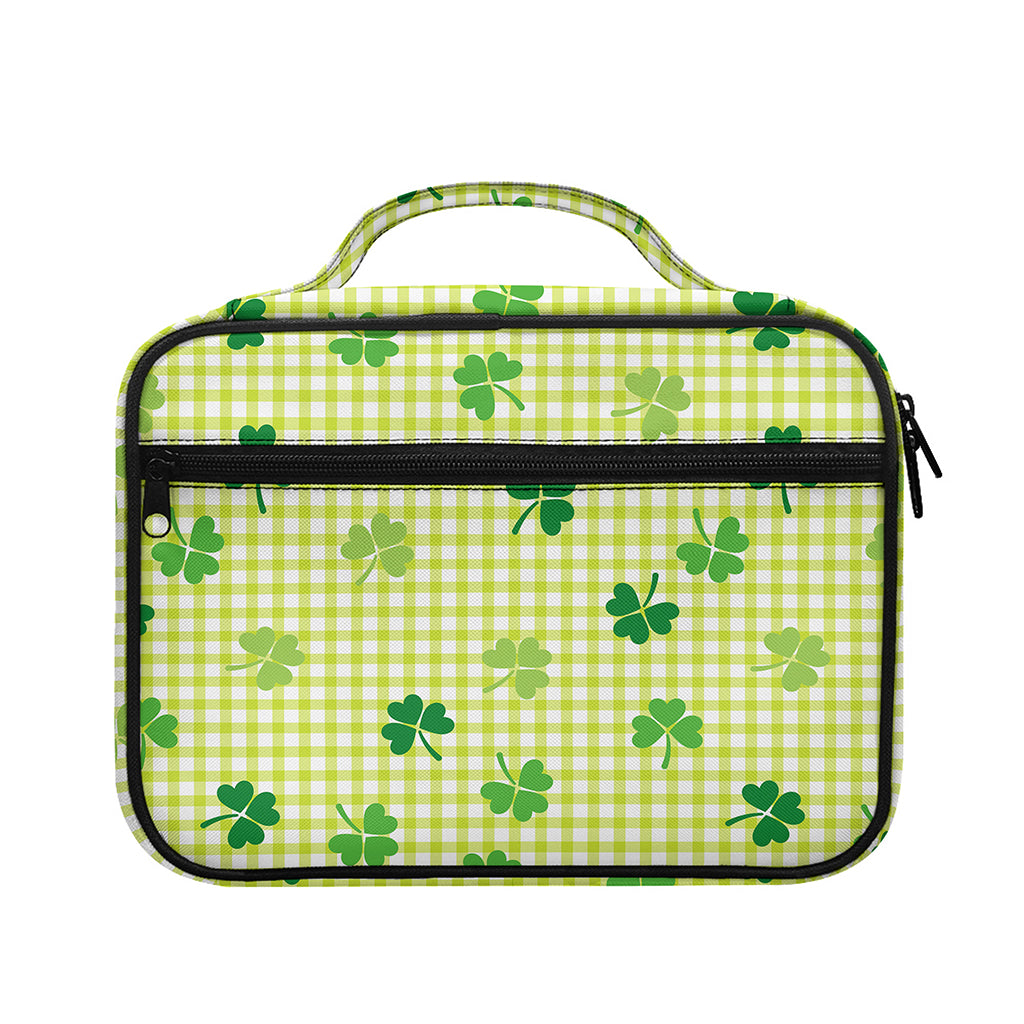 St. Patrick's Day Buffalo Plaid Print Briefcase Bible Bag