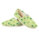 St. Patrick's Day Buffalo Plaid Print Casual Shoes