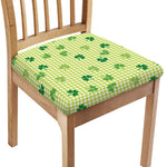 St. Patrick's Day Buffalo Plaid Print Chair Cushion Cover