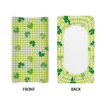 St. Patrick's Day Buffalo Plaid Print Changing Pad Cover