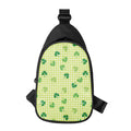 St. Patrick's Day Buffalo Plaid Print Sling Bag