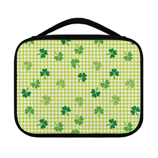 St. Patrick's Day Buffalo Plaid Print Classic Bible Case
