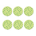 St. Patrick's Day Buffalo Plaid Print Coaster Set