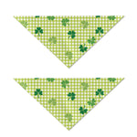St. Patrick's Day Buffalo Plaid Print Dog Bandana
