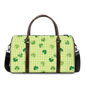 St. Patrick's Day Buffalo Plaid Print Duffel Bag