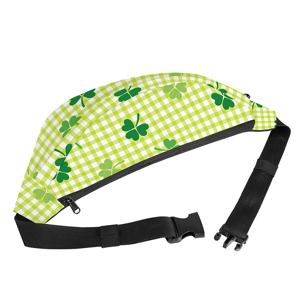 St. Patrick's Day Buffalo Plaid Print Fanny Pack
