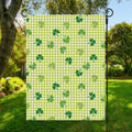 St. Patrick's Day Buffalo Plaid Print Garden Flag