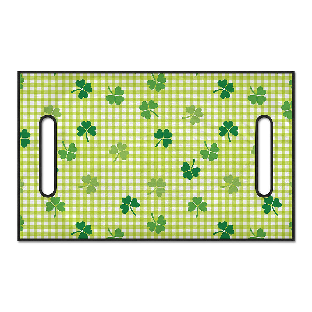 St. Patrick's Day Buffalo Plaid Print Golf Cart Seat Cover