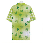 St. Patrick's Day Buffalo Plaid Print Hawaiian Shirt