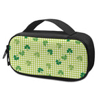 St. Patrick's Day Buffalo Plaid Print Insulin Cooler Travel Case