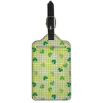 St. Patrick's Day Buffalo Plaid Print Luggage Tag