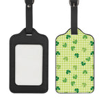 St. Patrick's Day Buffalo Plaid Print Luggage Tag