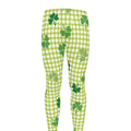 St. Patrick's Day Buffalo Plaid Print Men's Leggings