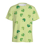 St. Patrick's Day Buffalo Plaid Print Men's Sports T-Shirt