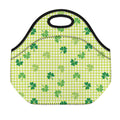 St. Patrick's Day Buffalo Plaid Print Neoprene Lunch Bag