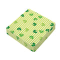 St. Patrick's Day Buffalo Plaid Print Outdoor Seat Cushion Cover