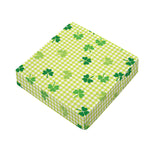 St. Patrick's Day Buffalo Plaid Print Outdoor Seat Cushion Cover