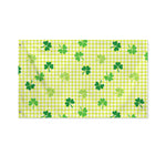 St. Patrick's Day Buffalo Plaid Print Polyester Flag