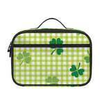 St. Patrick's Day Buffalo Plaid Print Portable Lunch Bag