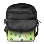 St. Patrick's Day Buffalo Plaid Print Rectangular Crossbody Bag
