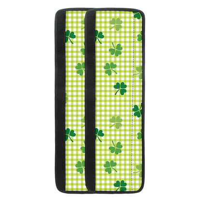 St. Patrick's Day Buffalo Plaid Print Refrigerator Handle Covers