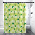 St. Patrick's Day Buffalo Plaid Print Shower Curtain
