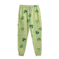 St. Patrick's Day Buffalo Plaid Print Sweatpants