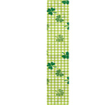 St. Patrick's Day Buffalo Plaid Print Table Runner