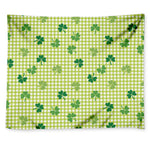 St. Patrick's Day Buffalo Plaid Print Tapestry