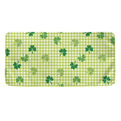 St. Patrick's Day Buffalo Plaid Print Towel