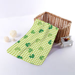 St. Patrick's Day Buffalo Plaid Print Towel