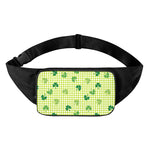 St. Patrick's Day Buffalo Plaid Print Waist Bag