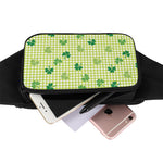 St. Patrick's Day Buffalo Plaid Print Waist Bag