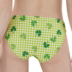 St. Patrick's Day Buffalo Plaid Print Women's Panties