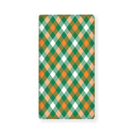 St. Patrick's Day Plaid Pattern Print Baby Crib Sheet