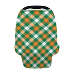 St. Patrick's Day Plaid Pattern Print Baby Seat Cover