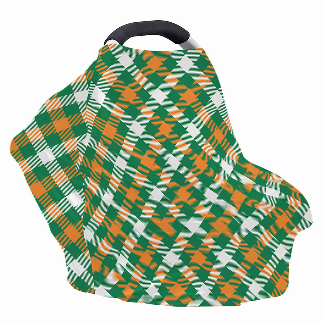St. Patrick's Day Plaid Pattern Print Baby Seat Cover