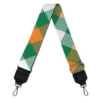 St. Patrick's Day Plaid Pattern Print Bag Strap