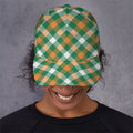 St. Patrick's Day Plaid Pattern Print Baseball Cap