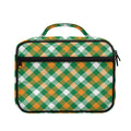 St. Patrick's Day Plaid Pattern Print Briefcase Bible Bag