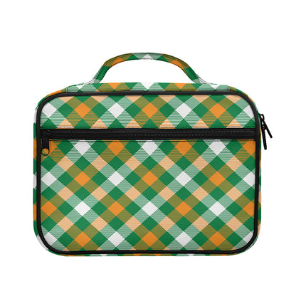 St. Patrick's Day Plaid Pattern Print Briefcase Bible Bag
