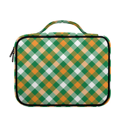 St. Patrick's Day Plaid Pattern Print Briefcase Bible Bag